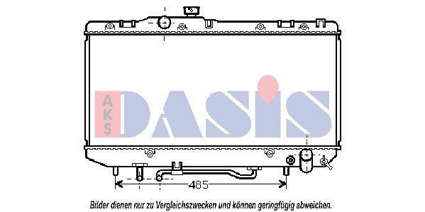 AKS DASIS Radiators, Motora dzesēšanas sistēma 211560N